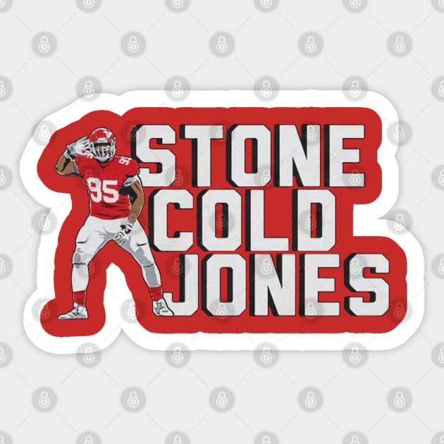 Chris Jones Stone Cold Sticker by Chunta_Design